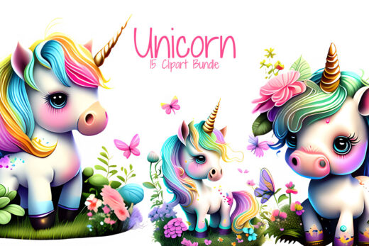 unicorn clip art